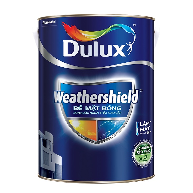 Dulux Weathershield Bề Mặt Bóng