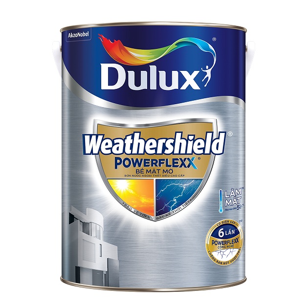 Dulux Weathershield Powerflexx Bề Mặt Mờ